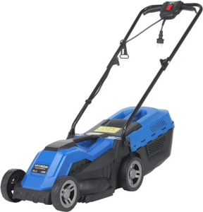 Masina de tuns iarba electrica Hyundai HY-LM3303 E, Cu mâner pentru o ajustare rapidă a înălțimii de tăiere, Putere 1300 W, 3 trepte de viteza