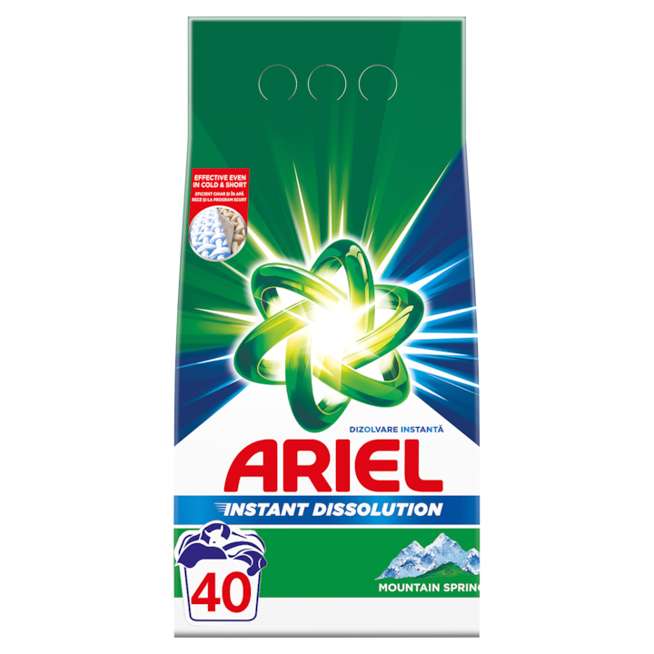 ariel pudra mountain spring cu 40 spalari