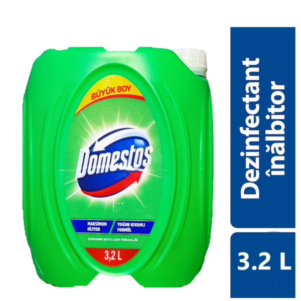 Dezinfectant gel inalbitor anticalcar Domestos Power Pine, 3.2L - imagine 2