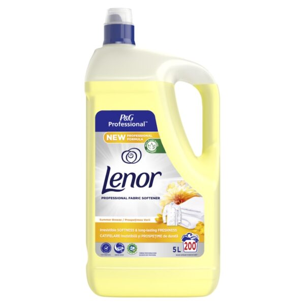 Balsam de rufe Lenor Floral Bouquet Formula imbunatatita, 200 spalari, 5L