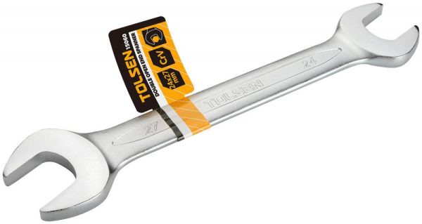 Cheie de piulite cu capat deschis dublu Cr-V 8x9 mm, Tolsen