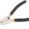 Cleste cu varf drept pentru inele siguranta, 180 mm, inele exterioare, Tolsen
