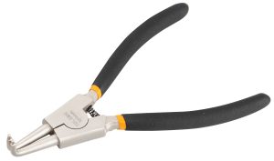 Cleste cu varf drept pentru inele siguranta, 180 mm, inele exterioare, Tolsen