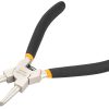 Cleste cu varf indoit pentru inele siguranta, 180 mm, inele interioare, Tolsen