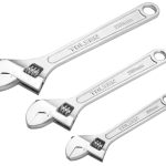 Set de 3 chei reglabile 150-200-250 mm, Tolsen