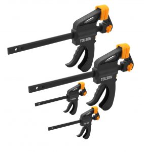 Set de 4 cleme bara clichet rapid 2 buc 100mm, 2 buc 150 mm,