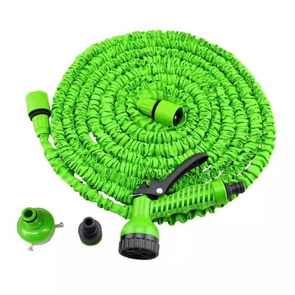 Furtun extensibil de gradina cu pistol multifunctional pentru udat, 15 m