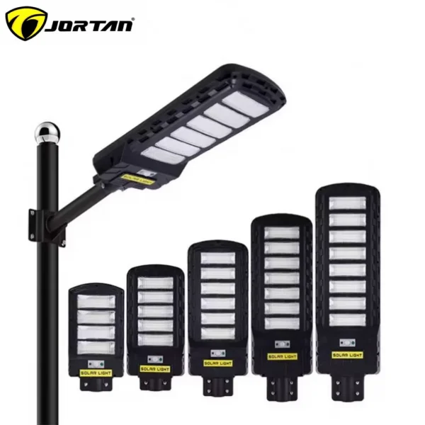 Lampa Solara LED 700W, Jortan,corp iluminat, cu incarcare solara, panou fotovoltaic, suport metalic, telecomanda