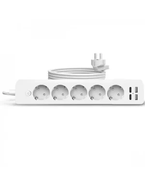 Prelungitor Jortan Multifunctional cu 5 Prize, Port-uri USB si Port-uri Type-C, Lungime 2 m