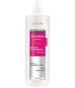 Sampon Profesional Cosmaline - Nutri Strength, Infuzat cu ulei de argan si jojoba, pentru par uscat si deteriorat, 500 ml