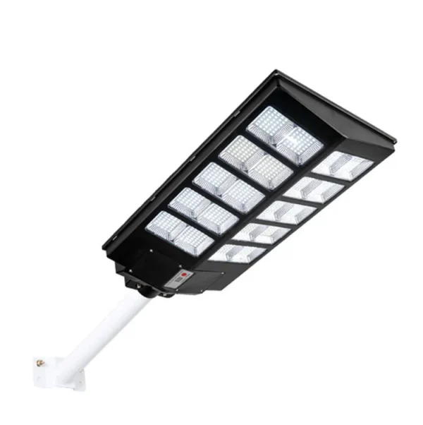 Set 2X Lampi solare LED stradala dubla Jortan® led smd, 1000 W, 3 moduri de functionare, Telecomanda de control, Suport metalic inclus - imagine 2