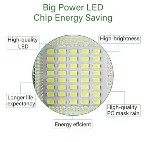 Set 2X Lampi solare LED stradala dubla Jortan® led smd, 1000 W, 3 moduri de functionare, Telecomanda de control, Suport metalic inclus - imagine 6