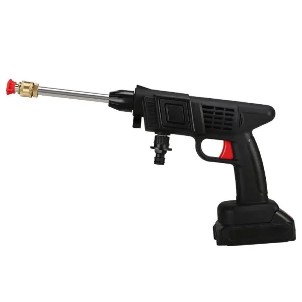 Aparat De Spalat Cu Presiune tip Pistol fara fir Cu 2 acumulatori, 48V, 3 Jeturi Diferite, 8L/min, 30 bari, Geanta De Transport Cadou - imagine 7