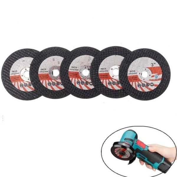 Mini polizor unghiular Flex Fara fir cu 2 Acumulatori 48V, 5 Discuri, 76 mm incluse, 19500 Rpm, 750W, 1500 mAh, Autonomie Mare - imagine 17