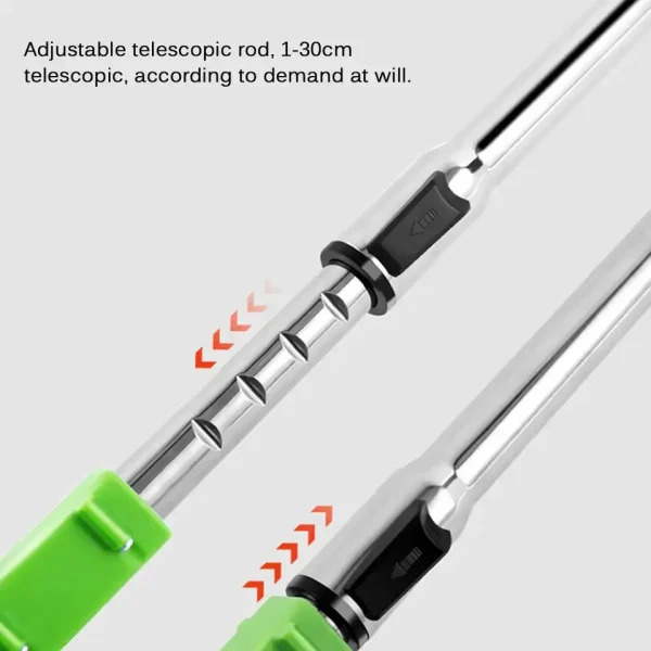 Motocoasa Electrica cu 2 Acumulatori 48V,Autonomie 4 ore 13000 mAh, Accesorii Incluse, Brat Extensibil, 9 Lame Diferite - imagine 4