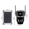 dimenisuni Camera supraveghere 4G cu panoul solar, 4 lentile, 6MP