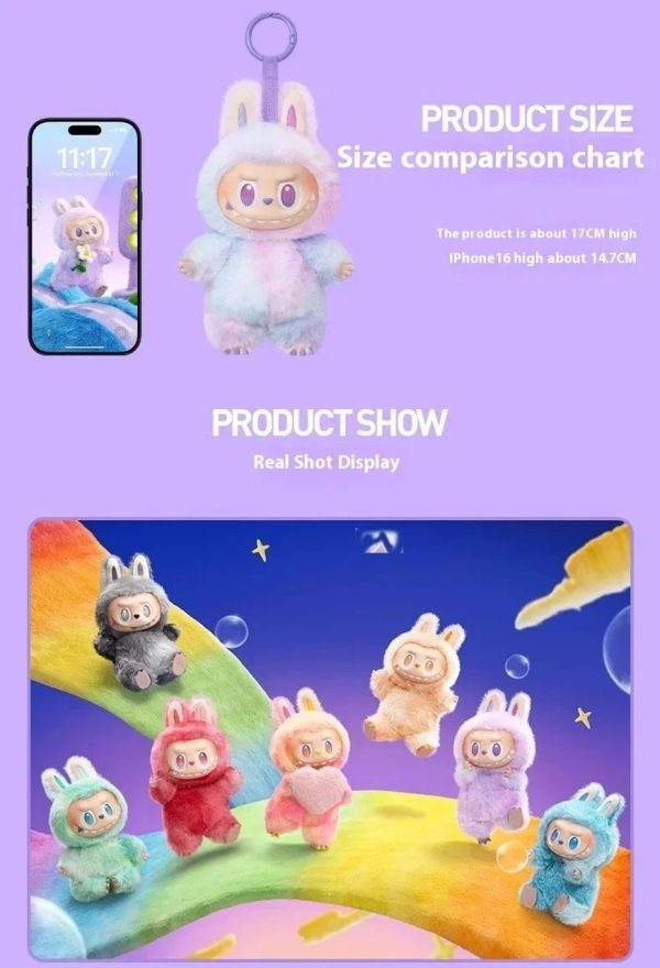 Jucarie din plus Labubu, sezon 3, Seria, Big into Energy, Blind box, 16 cm, cutie surpriză - imagine 12