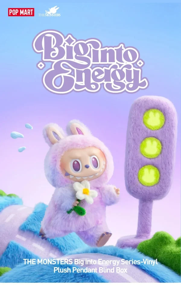 Jucarie din plus Labubu, sezon 3, Seria, Big into Energy, Blind box, 16 cm, cutie surpriză - imagine 5