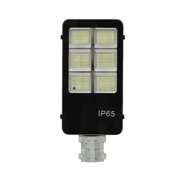 Lampa solara Stradala LED Jortan 400W, Telecomanda, Senzor de Lumina, Senzor de Miscare, Lumina rece, Stalp metalic inclus, Autonomie mare, Rezistenta la apa, Multiple functii de programare - imagine 2