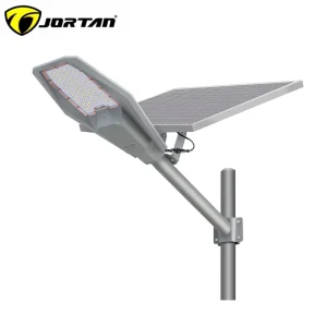 Lampa solara stradala LED, JORTAN, 600W, IP 66, Suport metalic inclus,Telecomanda de control cu panou fotovoltaic orientabil inclus