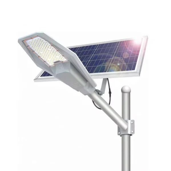 Lampa solara stradala LED, JORTAN, 600W, IP 66, Suport metalic inclus,Telecomanda de control cu panou fotovoltaic orientabil inclus - imagine 2
