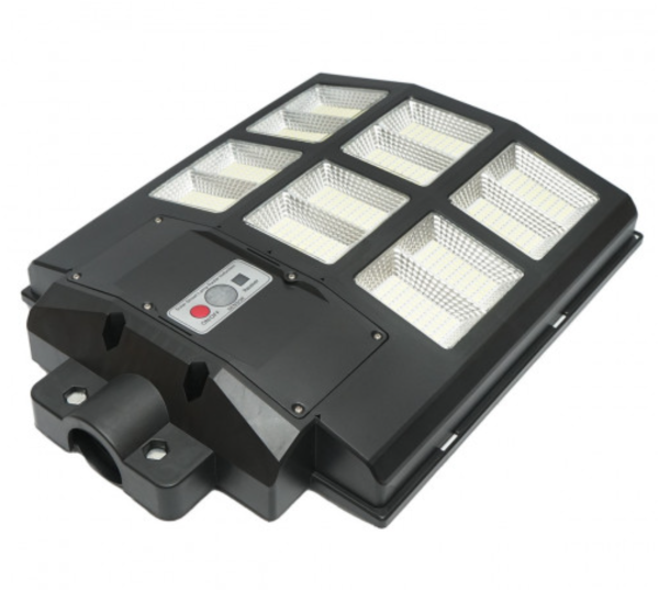Lampa Solara Tripla LED, 600W, Telecomanda, Unghi Larg de iluminare, Autonomie extinsa, Senzor de miscare si de Lumina, Panou Solar Monocristalin - imagine 3