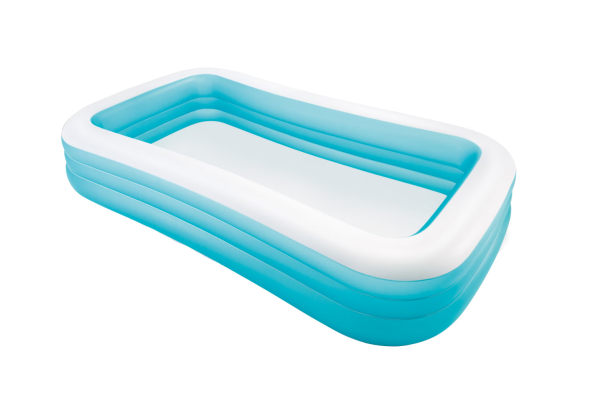 Piscina gonflabila 3 inele Family, Dimensiuni, 266 x 165 x 65 cm, Material Rezistent, Potrivita pentru copii si Adulti - imagine 4