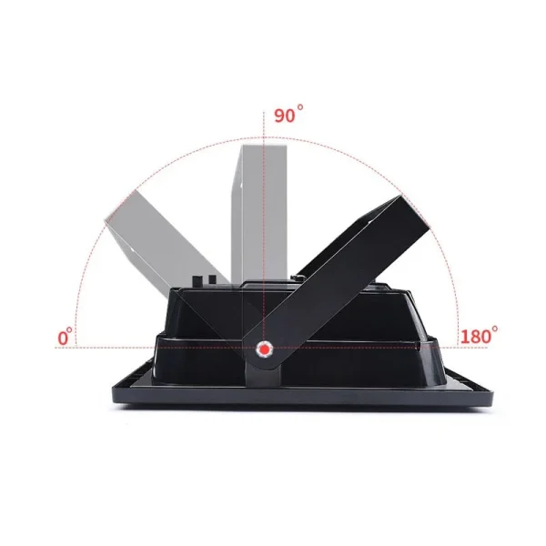 Proiector solar LED jortan 100W, cu Telecomanda, Suport prindere inclus, Panou Fotovoltaic, Autonomie Mare, Senzor miscare, Senzor de lumina - imagine 10
