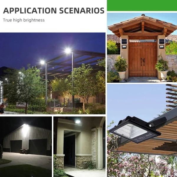 Proiector solar LED jortan 100W, cu Telecomanda, Suport prindere inclus, Panou Fotovoltaic, Autonomie Mare, Senzor miscare, Senzor de lumina - imagine 5
