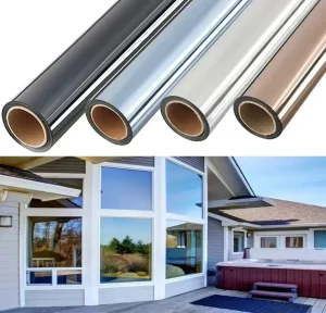 Set 3x Autocolant Geamuri 300x60 cm, Protecție UV și Lumină Solară, Folie Anti-UV Autoadezivă