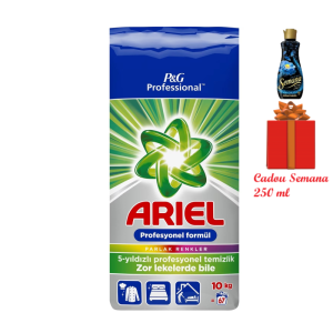 Detergent De Rufe Ariel Professional Aqua Pudra, Automat, 10kg, Pentru Rufe Albe si Colorate