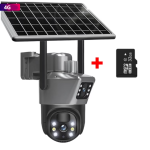 camera de supraveghere 4G cu panou solar 6MP 4K
