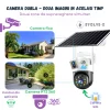 camera dubla de supraveghere 4G cu panou solar