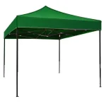 Cort Pavilion 3x3m Pliabil, Cadru Metalic, pentru Curte, Grădină și Evenimente, Verde