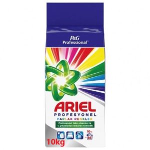 Detergent de Rufe Ariel Pudră Color 10KG, 100 Spălări, Curățare Intensă, Pentru Haine Colorate
