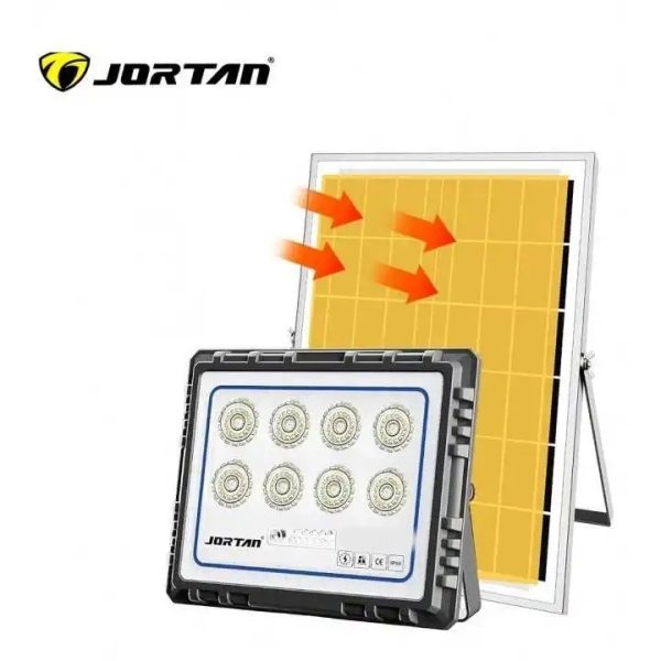 Proiector Solar LED Jortan 100W din Aluminiu cu Telecomandă, Senzor de Mișcare și Lumină, Exterior ,Rezistent, Iluminare Inteligentă - imagine 6