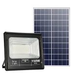 Proiector solar LED jortan 150W, cu Telecomanda, Panou Fotovoltaic separat, Autonomie Mare, Senzor miscare, Senzor de lumina