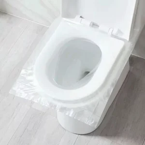 Set 100x Protecții Igienice de Unică Folosință pentru Colac WC, Portabile, Ideale pentru Toaletă Publică sau Călătorii