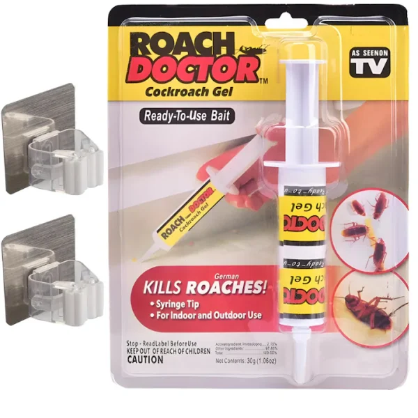 Set 4x Gel Anti-Gândaci Roach Doctor, Eliminare Rapidă și Eficientă, Protecție de Lungă Durată - imagine 5