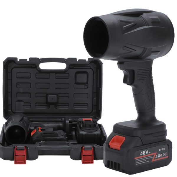 Suflantă de Aer Portabilă 36V, cu 2 Acumulatori 3000mAh, 4 Viteze, 32.000 RPM, Pentru Frunze, Praful din Curte, Grătar sau Zăpadă Ușoară - imagine 5