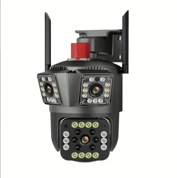 Cameră Supraveghere WiFi Ultra HD 12MP 6K, 3 Lentile, PTZ 355° cu Acoperire Panoramică, Viziune Color Noaptea, Audio Bidirecțional, Rezistenta IP66 - imagine 8