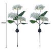 lampa solara decorativa flori albe