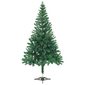 Brad Artificial de Craciun 150cm,Christmas Tree, PVC, ramuri dese, suport metalic inclus