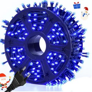 instalatie led rola 100m albastru