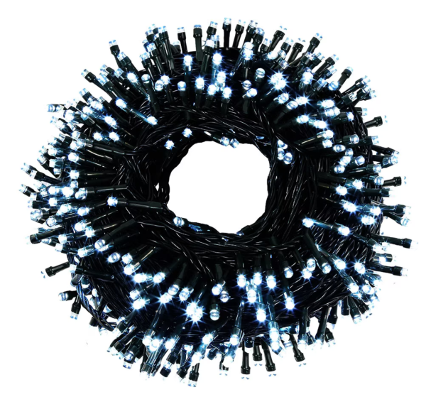 Instalatie Led Rola 150m, 750 LED Lumina Alb Rece, Decorativa pentru Interior și Exterior Protectie la Apa - imagine 4