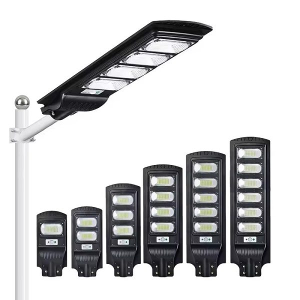 Lampă Solară Jortan 300W cu 6 Cadrane, Panou solar cu incarcare rapida, Telecomandă, Senzor de Mișcare, senzor  Lumină, Autonomie Mare, Stâlp Metalic Inclus - imagine 7
