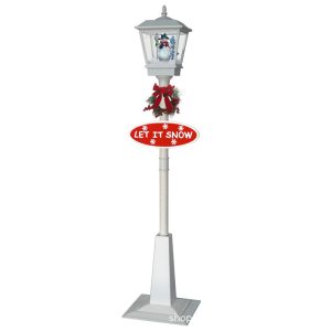 felinar-decorativ de craciun 180x40x40 alb