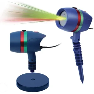 Proiector Laser 3D cu Efect Holografic Star Shower Magic, 8 Moduri de Lumină Multicoloră pentru Decor Spectaculos, interior si exterior