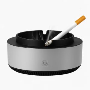 scrumiera electrica inteligenta 2 in 1 cu purificator aer