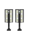 set 2x lampa solara stradala led exterior 200w 2000 lumeni